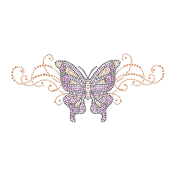 1348 - Motýl s ornamenty